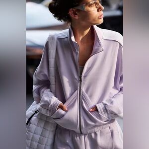 New! Free People Play Maker zip- front sweatshirt size XL